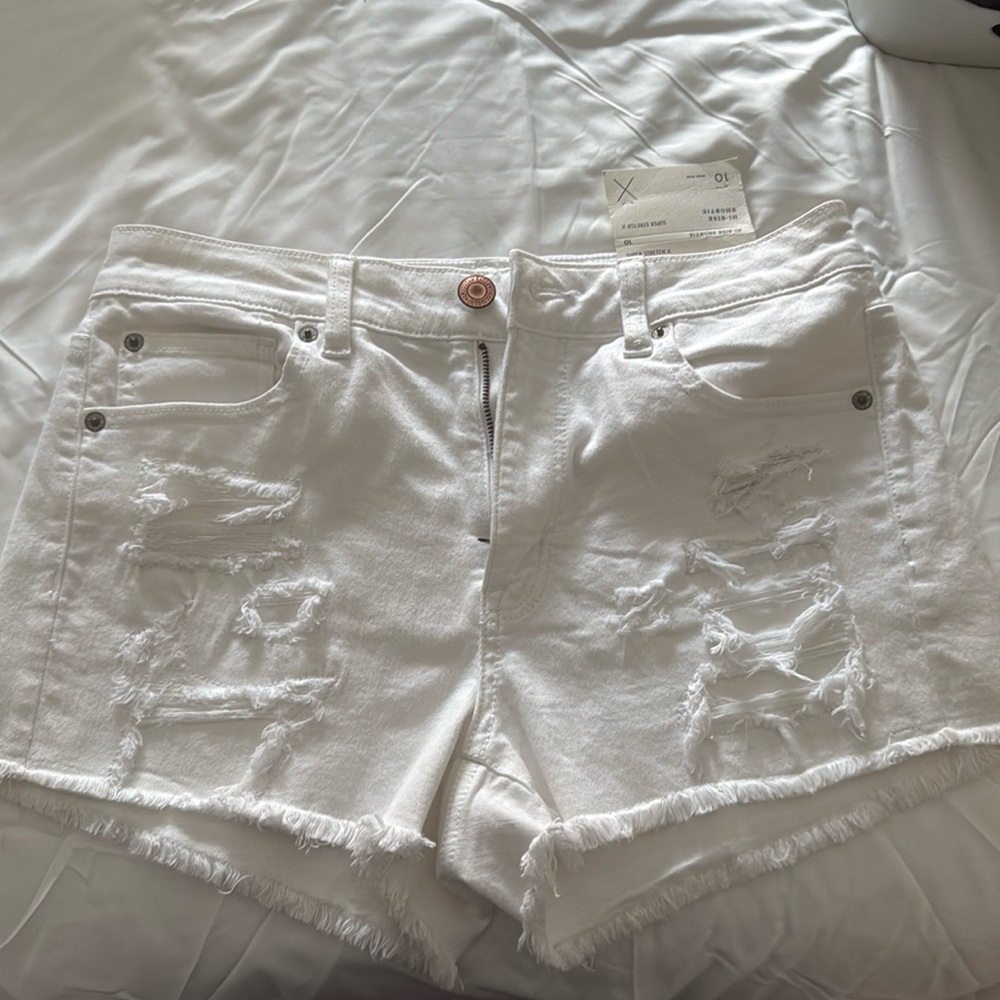 Hi-rise super stretch Shorty size 10